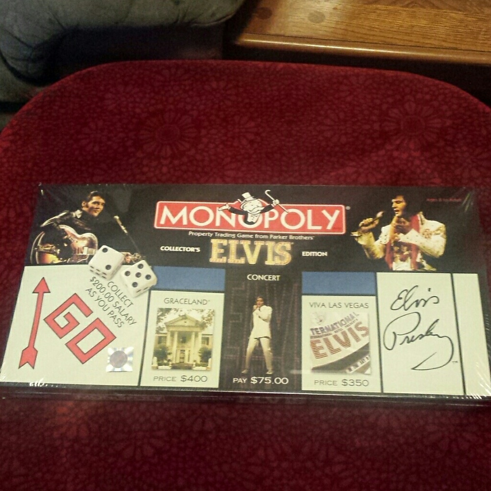 Elvis Presley Monopoly Collector's Edition